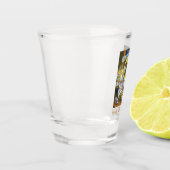 犬(残存物の助け)の毛 ショットグラス (左)