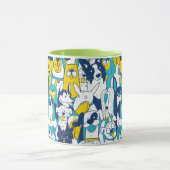 犬、犬、犬 マグカップ (中央)