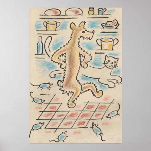 犬、猫とマウス ポスター (正面)