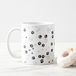犬/猫の前足のパターン コーヒーマグカップ