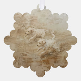 犬 – 紙カード装飾文房具 オーナメントカード