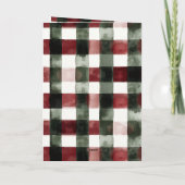 犬 緑のセーター クリスマス カード (裏面)