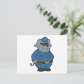 犬 警察官 警察 ポストカード (スタンド正面)