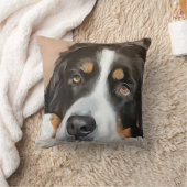 犬、雌犬、ベルネーゼ山犬 クッション (ブランケット)