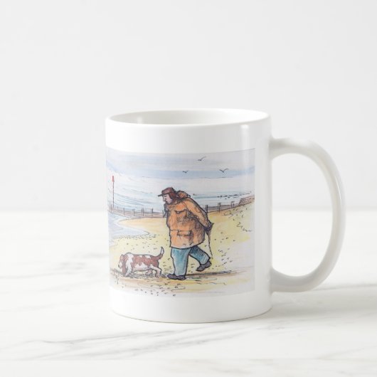 犬- 02歩きます コーヒーマグカップ (右)