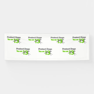 犬- 13大きい旗のYes --を保護して下さい 横断幕
