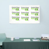 犬- 13小さい旗のYes --を保護して下さい 横断幕 (トレードショー)