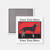 犬(1917)ジュリー・ド・グラグ マグネット (正面/裏面)