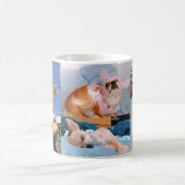 犬-4枚 コーヒーマグカップ (中央)