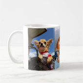 犬-4枚 コーヒーマグカップ (左)