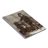 犬、C1885を持つ子供 ノートブック (右側)