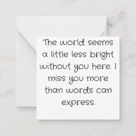 犬 – I 恋しく思 u ノートカード