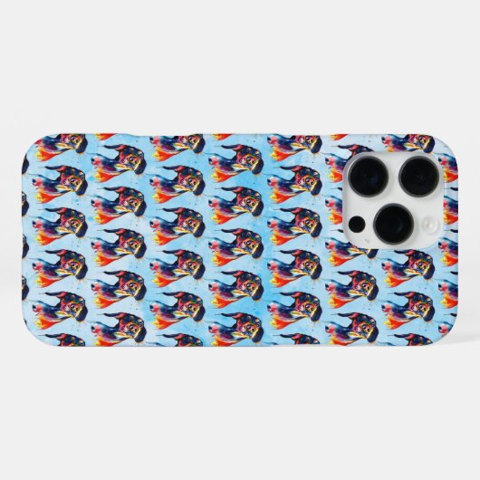 犬 iPhoneケース (裏面横)