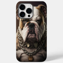 犬 - iPhone カスケース - ブルドッグ
