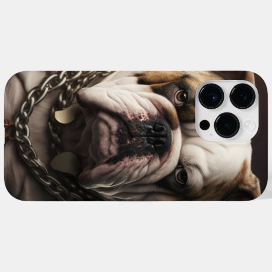 犬 – Iphone Case - Bulldog Case-Mate iPhoneケース (裏面 (横))