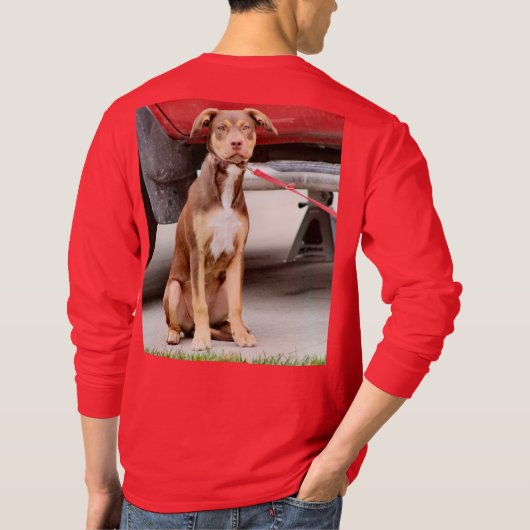 犬 Tシャツ (裏面)