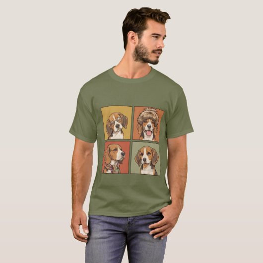 犬 Tシャツ (正面フル)