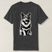 犬 Tシャツ (デザイン正面)