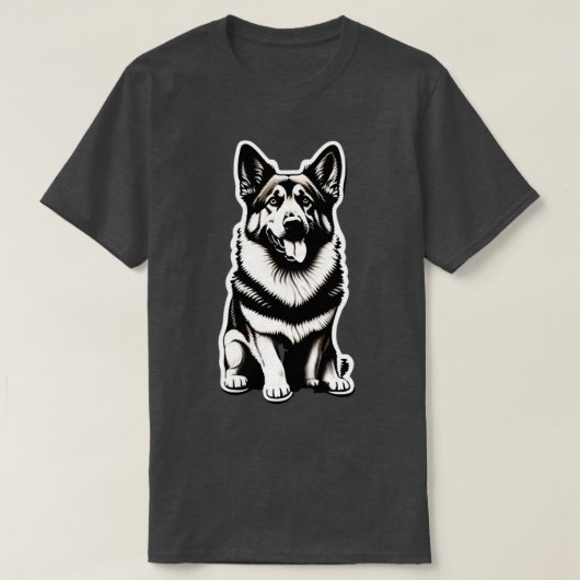犬 Tシャツ (デザイン正面)