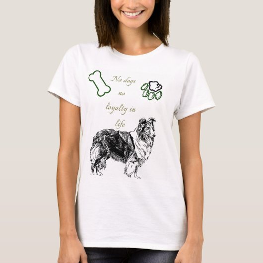 犬 Tシャツ (正面)