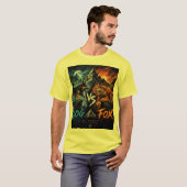 犬 vs 狐: 野生の生存争奪戦. tシャツ (正面フル)