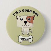 犬Button12 缶バッジ (正面)