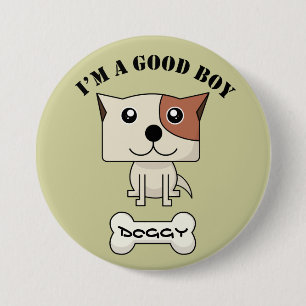 犬Button12 缶バッジ
