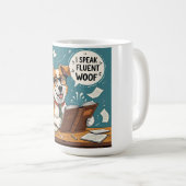 犬I流話流性愛 – ペットの親 コーヒーマグカップ (正面右)