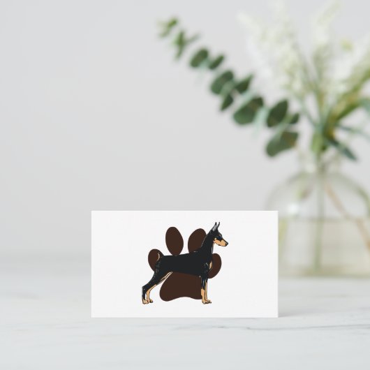 犬K9 | 犬の足 名刺 (スタンド正面)