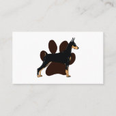 犬K9 | 犬の足 名刺 (正面)