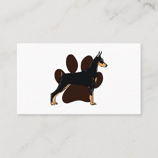 犬K9 | 犬の足 名刺 (正面)