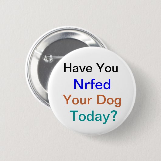 犬Nrf2 缶バッジ (正面&裏面)
