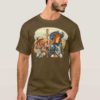 犬Quixote Tシャツ