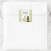 犬Stの軽打のためのアイルランドの天恵 スクエアシール (バッグ)