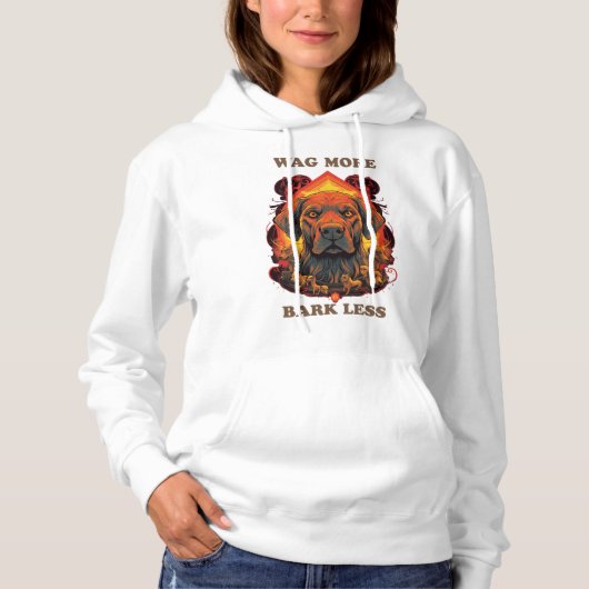 犬Tシャツデザイン パーカ (正面)