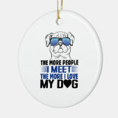 犬TシャツドッグTシャツドッグカスタムシャツ セラミックオーナメント (左)