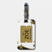 犬VIP非常に重要なペット旅行 ラゲッジタグ (裏面縦)