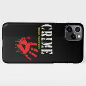 犯人指紋電話事件 iPhoneケース (裏面横)