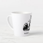 犯最高の罪の相手 カフェラテマグ (左アングル)