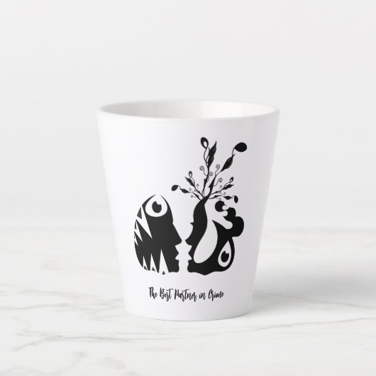 犯最高の罪の相手 カフェラテマグ (正面)