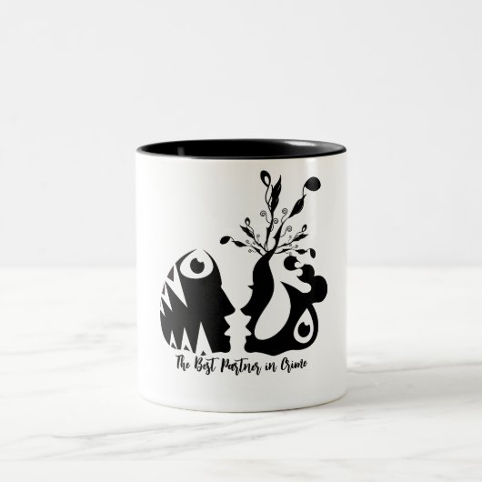 犯最高の罪の相手 ツートーンマグカップ (中央)