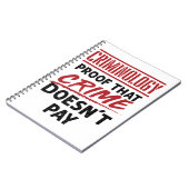 犯罪が支払わない犯罪証拠 ノートブック (左側)