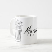 犯罪の共犯者マグカップ コーヒーマグカップ (正面左)