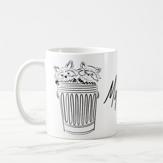 犯罪の共犯者マグカップ コーヒーマグカップ (左)