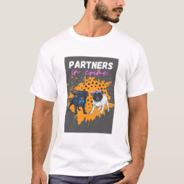 犯罪の共犯者犬 Tシャツ