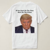 犯罪のTシャツを着るな Tシャツ (デザイン裏面)