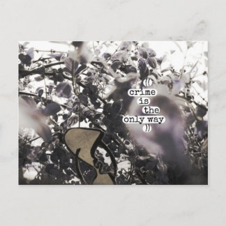 犯罪は唯一の方法である ポストカード