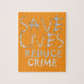 犯罪を減らし命を救おう ジグソーパズル (縦)
