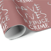 犯罪を減らし命を救おう ラッピングペーパー (ロールコーナー)