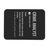 犯罪アナリスト定義 マグネット (横)